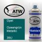 Preview: Opel, Ozeangrün Metallic, 39U: 400ml Sprühdose, von ATW Autoteile West.